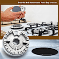 Miniatyrbild 5 av 5: Uppgraderad spislockuppsättning, gasspislock, gasspislock passar gasspisbrännare[C]