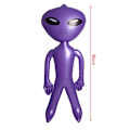 Miniatyrbillede 2 af 4: 1 stk PVC Oppustelig Alien Model Festtilbehør Oppustelig Model Til Festival Bar