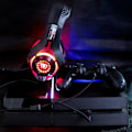 Miniatyrbild 3 av 5: QuantumX Spelheadset - Kristallklart Brusreducerande Mikrofon, Upplevelserik Djup Bas Stereo Ljud - Perfekt för PS4, PS5, Xbox One, Switch, PC