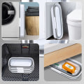 Miniatyrbild 5 av 5: Stor Platt Mopprengöringshink, Stor Platt Mopp Golvmopp Stor Vikbar Bärbar Mopphink[C] Grey