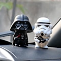 Miniatyrbilde 2 av 5: Søt Star Wars Darth Vader Stormtrooper Modell Actionfigur Lekebilpynt