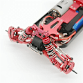 Miniatyrbilde 5 av 5: 4 stk. Metal Drivaksel og Hjulmutter for Wltoys 144001 144010 124007 124016 124019 124018 RC Bil Oppgradering