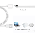Pikkukuva 4 / 5: Lightning-USB-latauskaapeli Apple Pencilille, naaras-uros-jatkoliitin (FCC)