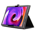 Miniatyrbillede 3 af 5: Til TCL NxtPaper 11 Tablet Etui Hud-touch Stativ PU Læder Stødtæt Cover - Sort