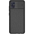 Miniatyrbild 1 av 4: NILLKIN Black Mirror Series PC Camshield Full Coverage Dammtät Reptåligt Mobiltelefonfodral För Samsung Galaxy A51 I6(FCC)