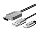 Miniatyrbilde 2 av 5: 1080P Lightning til HDMI-kabel, plug and play