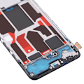 Miniatyrbilde 4 av 5: For Oppo Reno5 5G/Find X3 Lite Grade C LCD-skjerm og digitaliseringsenhet + rammedel