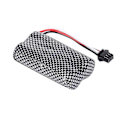 Pikkukuva 5 / 5: 7.4v 1200mah Li-ion-akku yhteensopiva RC-autojen ja temppuauton kanssa, jossa on SM-3P-liitin -DG
