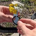 Pikkukuva 3 / 5: Pyörän kukkamaljakko ohjaustankoon, hauska pyörän ohjaustangon maljakko B (C) As Shown