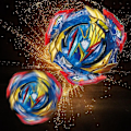 Pikkukuva 3 / 5: Beyblade Burst B-193 Lasten Hyrrälelut Pieni Koko Burst Tyyli Pyörivä Poika Hyrrälelut (C)