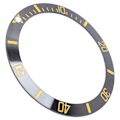 Miniatyrbillede 5 af 5: Keramisk Urbezelindsats Urbezelindsats Loop Ring Udskiftningsdele (Sort+Guld)[C]