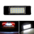 Miniatyrbild 3 av 5: 2 st LED-nummerplåtslampor för Citroen C2 C3 C4 C5 C6 DS3
