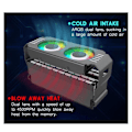 Miniatyrbillede 5 af 5: Computer RAM Hukommelsesmodul Køler PC DDR4 DDR5 Overlock Dobbelt ARGB Synkroniseret PWM Blæsere Aluminium RGB Køle Radiator(A)