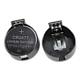 Miniatyrbillede 3 af 5: 10 stk Sorte CR2477 Knapcelsbatteri Stikkontakt Holder til 3V Knapcelsbatteri