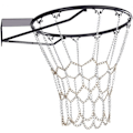 Miniatyrbilde 1 av 3: Kraftig basketballnett, flettet rustfri stålkjede for standardkurver, lukket spennedesign for rask og sikker montering (C)