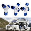 Miniatyrbild 2 av 5: 16A Camping Caravaner Enkelt till 2/3-vägs Elanslutning Splitter Adapter A