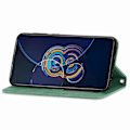 Pikkukuva 4 / 4: Asus Zenfone 8 Flip Retro -tyylinen nahkakotelo, magneettinen, vaakasuora, läppämallinen, pidikkeellä, korttipaikoilla, lompakolla ja valokuvakehyksellä I6(FCC)