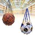 Miniatyrbillede 2 af 4: 2 stk. Basketball Bærenetpose Mesh Boldpose Praktisk Bærbar Håndlavet Fodboldnetpose Til Grøntsager Basketbolde Frugt