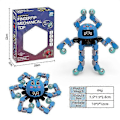 Miniatyrbild 1 av 5: Lysande Mekanisk Gyro Fidget Spinner Ansiktsförändrande Leksak Fingertopps Bläckfisk Robot (C)