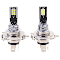 Miniatyrbillede 1 af 5: 2x H4 200w 12000lm LED Billedelys med kuglelamper[C]