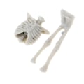 Miniatyrbild 3 av 5: Omonterad Omålad Sats 1/35 Resin Skalle Skelett Modell Leksak Layout Scenery (C)