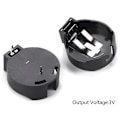 Miniatyrbillede 2 af 5: 10 stk Sorte CR2477 Knapcelsbatteri Stikkontakt Holder til 3V Knapcelsbatteri