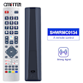 Miniatyrbillede 1 af 4: Tib Shwrmc0133 Shwrmc0134 Fjernbetjening til Sharp Aquos TV 55bl3ea 65bl5ea Lc-40bl3ea Netflix Prime Youtube F-play Uden Stemme SHWRMC0134