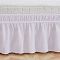 Miniatyrbild 4 av 5: Elastisk Polyester Sängkjol Rynkad Enkel Passform Spridning Omslag Valance (Queen)