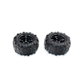 Miniatyrbillede 3 af 5: 4 stk. 9300-21 Gummi Dæk RC Racing Bil Dæk 9300 & 9302 1/18 Skala On Road Hjul Fælg Passer til RC Bil