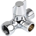 Miniatyrbild 1 av 5: Solid Messing 3-vägsventil, 3-vägsavledningsventil, 3-vägsduschventil, G1/2\" T-adapter