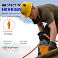 Miniatyrbild 3 av 5: Öronproppar Bluetooth-headset för arbete, hörselskydd, lämpligt för byggarbetsplatser och bullriga miljöer