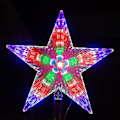 Pikkukuva 4 / 5: Joulukuusen Huipputähti 7\" 31 LED-Valoa RGB Yövalo Joulukoristeluun