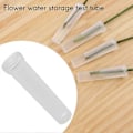 Miniatyrbild 2 av 5: Blomstertuber 100-pack, Blomstervaser, Blomstervattenrör för Blomsterarrangemang, Klar Plast (C)