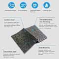 Miniatyrbild 2 av 5: Nano Sparkle Cloth (grå 4 st), 2022 Nano Sparkle Cloth för bilrepor, Nano Magic Cloth Reparerar lätt lackrepor