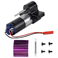 Miniatyrbild 3 av 5: Metallväxel 370 Motor för C14 C24 B24 B36 MN D90 D99 MN99S RC Bil Uppgraderingsdelar Black