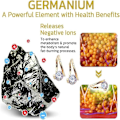 Miniatyrbillede 5 af 5: Kvinder Lymphvity Germanium Øreringe Lymfedrænage Terapi Smykkegave Gold