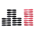 Miniatyrbillede 2 af 5: 20 Stykker Mini Drone Propeller RC Drone Blad til HS190 RC Drone Model (C)