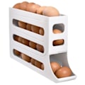 Miniatyrbild 6 av 9: 4 Nivåer Äggbehållare för kylskåp, äggdispenser, ägghållare, äggförvaring för 30 ägg