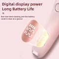Miniatyrbild 4 av 7: 2-i-1 Elektrisk Rakapparat för Kvinnor, Våt och Torr, Smärtfri med LED-Display Rosa one size