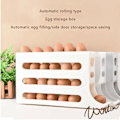 Miniatyrbild 5 av 9: 4 Nivåer Äggbehållare för kylskåp, äggdispenser, ägghållare, äggförvaring för 30 ägg