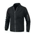 Herre Bomberjakke Varsity Flight Jacket Sort Black XL