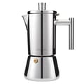 Easyworkz Espressomaskine i rustfrit stål - Italiensk kaffemaskine induktion Moka Pot 4 kopper 200ml 4Cup 6.8oz