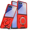 Skjutbart Camshield Ringhållare Mobilskal Röd Red For Samsung Galaxy Z Flip7 5G