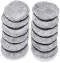 12-pack cirkulära ersättningsdukar i mikrofiber för fönsterputsrobotar (15 cm)