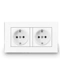 Miniatyrbild 3 av 4: 16a USB-uttag - Dubbel Ram Vägguttag