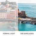 Miniatyrbild 5 av 5: Visionguard NF Solbriller, Visionguard ND Filter Solbriller, Punk Krysspeil—2f Silver