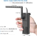 Miniatyrbillede 2 af 6: Nedsænkbart Akvarie Internt Filter, Filter med Vandpumpe til Akvarier op til 132 Liter (til 11-75 Liter)