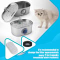 Miniatyrbild 3 av 7: Filter Kattfontän 10+10 Delar Dricksfontänfilter Filter Vattenfontän Kattfilter Dricksfontän Katt Påfyllning Dricksfontänfilter