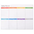 Magnetisk whiteboard kylskåpsväggpanel schema veckoplanerare kalender raderbar