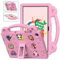 Kompatibel med Samsung Galaxy Tab A9+ / A11+ Støtsikkert EVA-deksel med støtte for barn Rosa